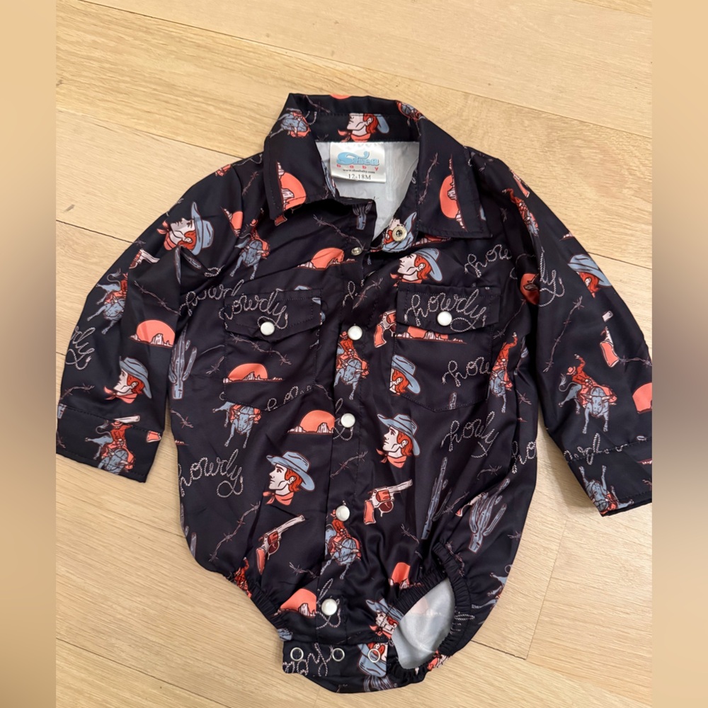 Shea Baby Cowboy Top 12-18 Months
